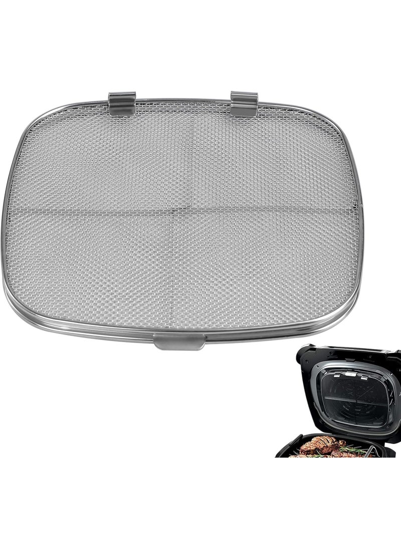 Replacement Splatter Shield for Ninja Foodi AG301, Accessories for Ninja Foodi 5-in-1 Indoor Grill, Stainless Steel Fine Mesh Splatter Screen - Image 1